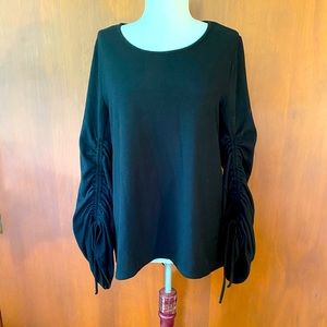 Black Vince Camuto sweater with great sleeves